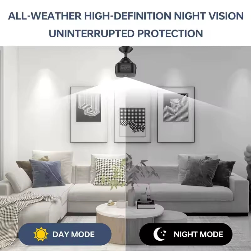 The GuardVision™ delivers professional-grade surveillance in a discreet, compact frame. Featuring Full-Color Night Vision, it captures vivid detail even in total darkness.