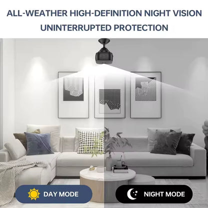 The GuardVision™ delivers professional-grade surveillance in a discreet, compact frame. Featuring Full-Color Night Vision, it captures vivid detail even in total darkness.